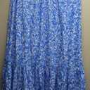 Chang Yun Maxi Summer Dresses for Women Halter Sleeveless Floral Boho Sun Vacation Outfits Long Wedding Guest Dress L