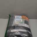 Magnetic Thermal Insulated Door Curtain for 36"x 82" Doors, Visible Door Cover for Heat Insulation, Magnetic Closure Thick Blanket for Doorway to Keep Warm in Winter Cool in Summer (Black + Clear)