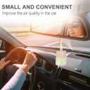 2 x 3 Pack Car Air Fresheners Fruit-Citrus-Linen, Hanging and Vent Clips 2 in 1 Long Lasting Freshener for Car And Women, car accessories