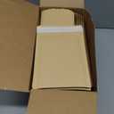 50 Pcs Kraft Bubble Mailers 3 Size Padded Envelopes Kraft Poly Mailers Bubble Lined Shipping Envelopes Mail Shipping Bags for CDs Book Business Supplies (Natural)