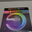 Smart Wireless Charging Alarm Clock with Bluetooth Speaker, App Controlled Bedside Lamp Table Light and Night Light, Bedroom Home Decor, Gift for Girls Boys and Family for Birthday Christmas (White) (1 pack)