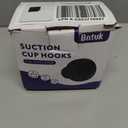 HOME SO Suction Cup Hooks for Shower, Bathroom, Kitchen, Glass Door, Mirror, Tile  Loofah, Towel, Coat, Bath Robe Hook Holder for Hanging up to 15 lbs  Waterproof & Rustproof, Matte Black (2-Pack)