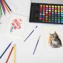 2 x Ddaowanx 120 Sheets Watercolor Paper Bulk,140 lb/300 GSM Cold Press Paper White Water Color Paper for Kids Child Students Adults Artists Drawing,Painting Christmas Gift Cards (5 x 7 Inches)