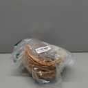 Flower Girl Basket Set of 2 - Small Wicker Rattan Baskets with Pearl Handle & Bow for Rustic Weddings, Easter Basket, or Garden Storage