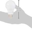 Amazon Basics A19 LED Light Bulbs, 60W Equivalent, Daylight White 5000K, Non-Dimmable, Energy Efficient 9W, E26 Base, 10,000 Hour Lifetime, 24-Pack