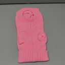 COJBPET Knitted Dog Sweater for Small Dogs, Pullover Turtleneck Pet Sweaters, Winter Dog Clothes, Warm Soft Winter Holiday Cat Sweater, Pink, S