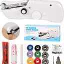 Handheld Sewing Machine, Electric Handy Sewing Machine,Two Speed ModesEasy to OperateFast Stitch Suitable for Fabrics, DIY Home Travel.