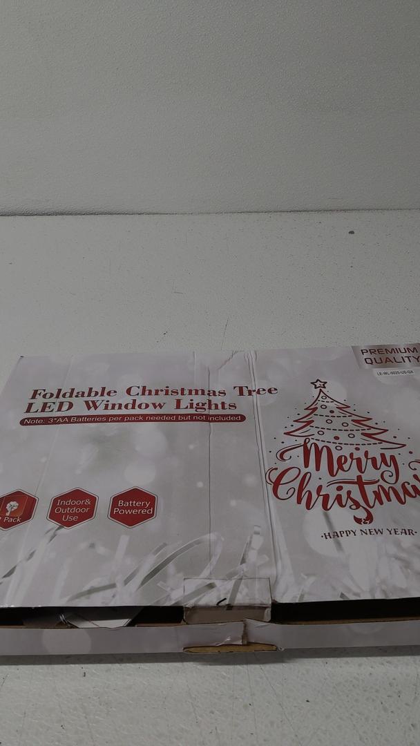 Foldable Christmas Tree LED Window Lights