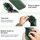 FANAUE Telescope Phone Adapter, Spotting Scope Smartphone Phone Mount for Binoculars Monocular Microscope, Magnetic Cell Phone Digiscoping Holder for Camera Photography