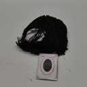 Knotless Braided Wigs for Black Women Heat Resistant Fiber Soft Synthetic Short Bob Box Braided Wig with Bangs African American Braided Wigs (10 inches, Jet Black)