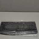 Wireless Keyboard and Mouse Combo, Full-Sized 2.4GHz Wireless Keyboard with Comfortable Palm Rest and Optical Wireless Mouse for Windows, Mac OS PC/Desktops/Computer/Laptops (Black)