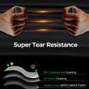 EliteCover 36 inch 600D Heavy Duty Outdoor Fire Pit Cover Round with Waterproof,UV & Fade Resistant, Firepit Covers Round (Black)