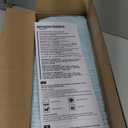 Amazon Basics Dog and Puppy Pee Pads, 5-Layer Leak-Proof Super Absorbent, Quick-Dry Surface, Potty Training, Regular (22x22"), 50 Count, Blue & White