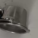 54mm Bottomless Naked Portafilter Compatible with 54mm Breville Espresso Machines (Black Aluminum Alloy)