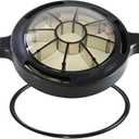 Upgraded Pool Pump Basket Cover,Replacement Pool Pump Lid Compatible with Splapool Pureline Deluxe Above-Ground In-Ground Pool Pumps, Fit for 0.75 hp 1 hp 1.5 hp Pump 72728,72729,72730 with O-Ring