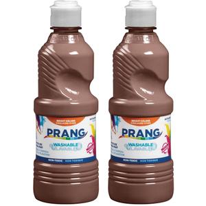 Prang Washable Tempera Paint, 473ml Bottle, Brown, Pack of 2