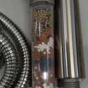 SR SUN RISE Filtered Shower Head with Handheld, High Pressure 9 Spray Mode Brushed Nickel Showerhead with Filters, detachable shower head,Water Softener Filters Beads for Hard Water - Remove Chlorine