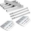 Genesis 300 Grill Replacement Parts for Weber Genesis Replacement Parts E-310 E-320 E-330 S-330 EP-310 EP-330 Grill Parts 17.5” Flavorizer Bars 7620 65505 Heat Deflector 62752 Burner Tube Flavor Bars