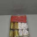 Lulu Home 8 Packs Non-Snap Christmas Crackers Set, Xmas Gift Box Kit for Party Dinner Game Traditions, Each 10.6" H x 1.9" Dia, Golden & Silver Patterned