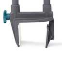 Medline Deluxe Plastic Tub Grab Bar, Microban Protection, 250lb Weight Capacity, Grey (Gray)