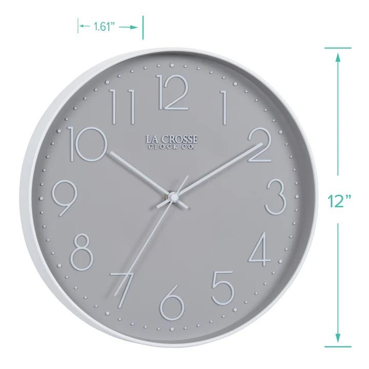 La Crosse Technology Paxton Analog Wall Clock
