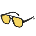 livho Trendy Polarized Square Aviator Sunglasses Women Men Square Eyewear Frame, Retro Sun Glasses for Women Men 2025 Shades