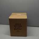 Large Blak Ceramic Vase - 9.8 Inch Rustic Farmhouse Vase for Home Decor, Minimalist Tall Vases for Living Room, Table, Bathroom, Holiday & Weddings (Sandstone Black)