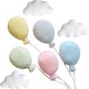Photo Posing Props Felt Clouds Balloon Set Newborn Photography Prop, Photo Background Baby Photoshoot Props Lovely Photostudio Backdrop Photography Props Infant Baby Boys Girls Photography Props