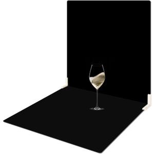 2 Pcs Photo Backdrop Boards, 24x24 Inch Double Sided White and Black Waterproof Background for Photography with 2 PCS Bracket for Flat Lay, Product Photography Backdrops WEFAMALEII