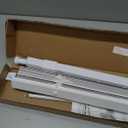 UNISHADES No Drill Blinds for Windows 1" Vinyl L-Shaped Slats Cordless Mini Blinds for Home, for Window Size 22" W × 36" H White