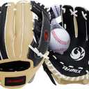PHINIX Tee Ball Glove with Soft Baseball for Kids Play & Training 8.5"-10"