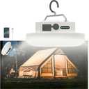Tent Light LED Rechargeable Camping Portable Hanging Lantern,IPX5 Waterproof Outdoor Lights with 4000LM and Battery Power, Camp Lamp Light for Glamping Indoor Outages Car Repair(Magnet)