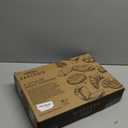 Corner Bread Box for Kitchen Countertop - New 2026 Design, Vintage Bamboo Wooden BreadBox, Large, Double Layer Storage for Homemade Bread, Sourdough, Panera, Under Cabinet Organizer