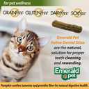 Emerald Pet Grain-Free Chicken Cat Dental Treats  Crunchy Dental Sticks for Cats to Clean Teeth, Reduce Plaque & Tartar, Freshen Breath  Pumpkin for Digestive Health, Natural Cat Chews, 3.6 oz (EXP 01/23/28)
