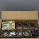 Ruckae 16oz 10 Pack Juice Bottles, Glass Bottles with Lids, Smoothie Cup Lids and Straws, Water Bottle Mason Jar Drinking Glasses for Juicing, Smoothies, Kombucha (Transparent)