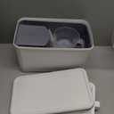 Juome 20-25 Lbs Rice Dispenser - Large Rice Storage Container with Measuring Cup, Sealed Moisture Proof Food Storage Containers with Lids, Rice Holder for Kitchen Pantry Household