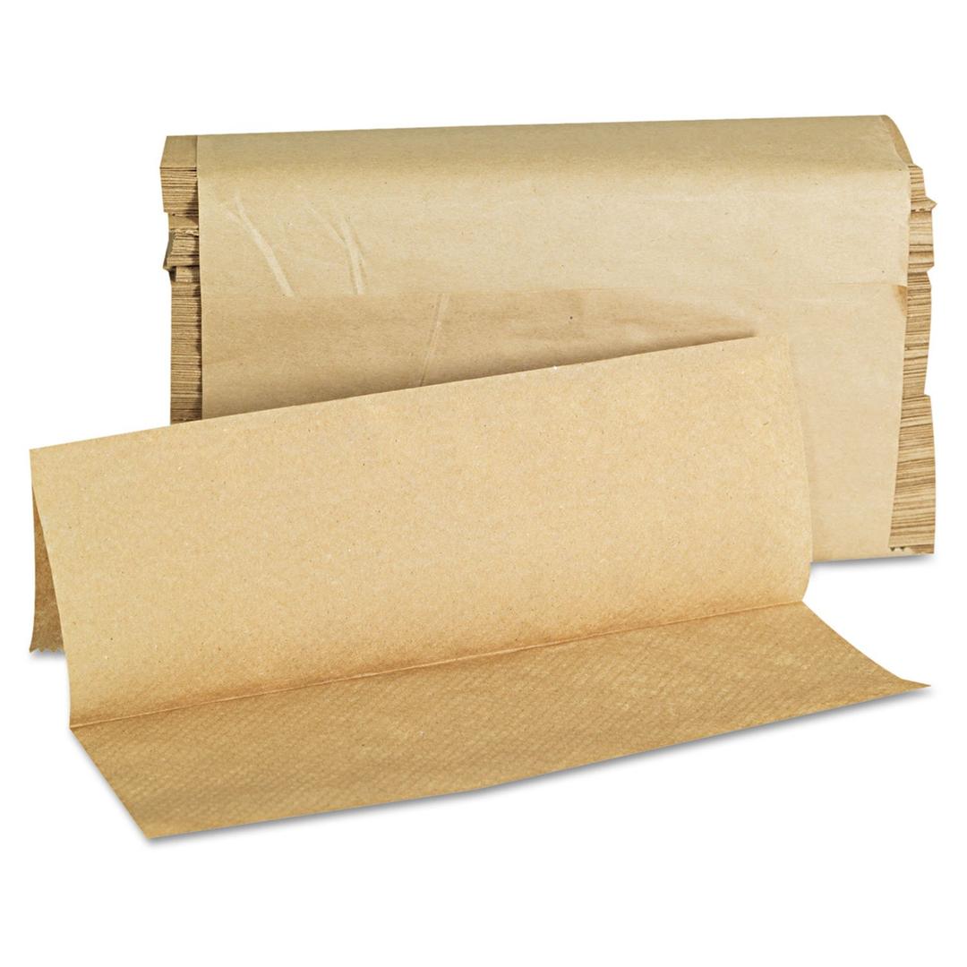 GEN 1508 Folded Paper Towels, Multifold, 9 x 9 9/20, Natural, 250 Towels per Pack (Case of 13 Packs)