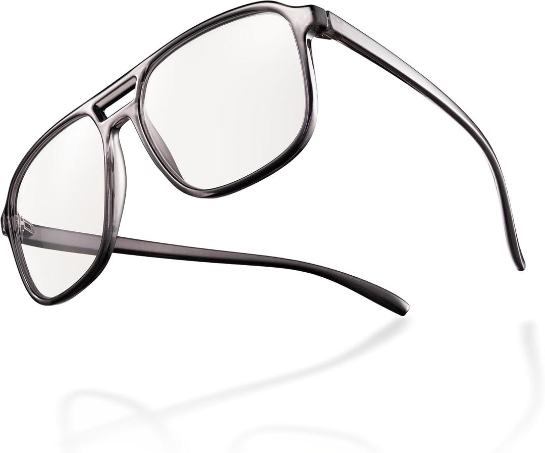 Prospek Blue Light Blocking Glasses Clear Lens for Office&Work, Yellow/Amber Lens - Evening Use, Reduce Eye Strain, Unisex