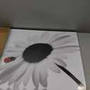 Biuteawal - Sunflower Canvas Wall Art Prints Ladybird on Floral Picture Painting Black and White Wall Decor for Home Kitchen Bathroom Ready to Hang