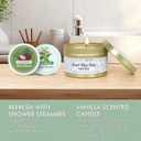 Valentines Day Gifts for Her - Spa Gift Box with Candle, Cozy Blanket, Tumbler & Bracelet - Romantic Self Care Package for Wife, Girlfriend - Birthday, Thinking of You (Taupe)