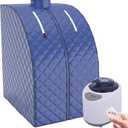 2L Portable Sauna for Home Indoor Personal Steam Sauna Spa Tent for Detox Relaxation at Home 9-Gear Temperature Control Timer with Handheld Remote Control