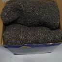 MIULEE 20x20 Inch Decorative Pillow Covers for Couch Bed Set of 2 Textured Boucle Neutral Winter Throw Pillows Dark Coffee Accent Solid Cushion Pillowcases Sofa Livingroom Home Decor