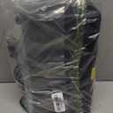 Small Space Heater with Realistic Flame Effect,600W Portable Mini Electric Desk Heater for Indoor Use,Fast Heating for Office,Bedroom,Study Room with Overheating&45° Tip-Over Protection,black