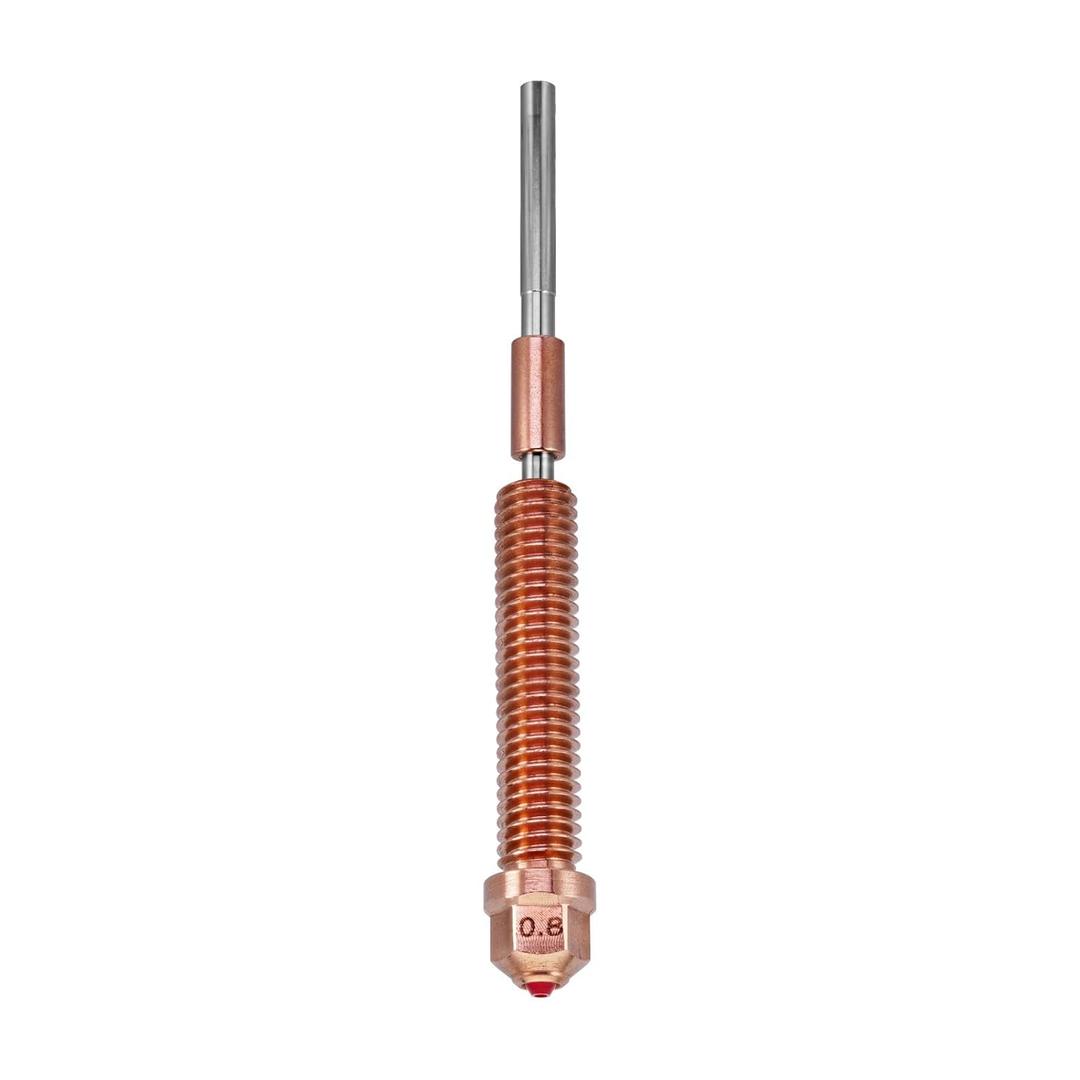 Quick-Swap Ruby Nozzle 0.8mm for Creality K2 Plus Combo/Hi Combo 3D Printer, Hardened & Abrasion Resistant for Precision Additive Manufacturing