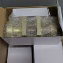 Haidms Gold Door Knobs Interior Privacy, Heavy Duty Square Brushed Gold Interior Door Knobs for Bedroom Bathroom, Brushed Brass Door Knobs (6 Pack)