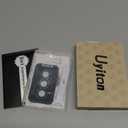 Uyiton for Samsung Galaxy Z Fold 7 Camera Lens Protector - Military-Grade Tempered Glass Rear Camera Screen Cover - [Strong Adsorption] [Easy to Install] Ultra HD Clear Lens Protector - Black+Silver