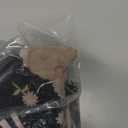 LovinPet Dog Recovery Collar, Adjustable Soft Cone for Medium & Large Dogs, Post-Surgery Comfort & Lick Prevention, Sheep Print, Black