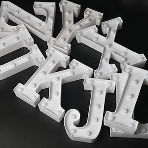 LEIFANTIYA LED Letter Lights Battery Powered Colorful Alphabet Lights with Remote Control, Marquee Letter Light Perfect for Home Party/Valentin’s Day/Wedding/Bar/Christmas Decoration 