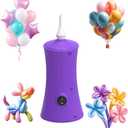 Balloon Pump Electric - Portable Air Balloon Pump for Long Balloons, Balloon Blower Inflator Machine for Twisty, Animal Classic Round, Foil, Latex Balloons