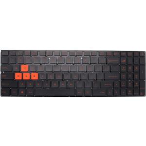 New Keyboard Replacement for ASUS ROG Strix GL702 GL702VT GL702VS GL702VM GL502V GL502VM GL502VS GL502VT GL502VY with Backlit no Frame Red